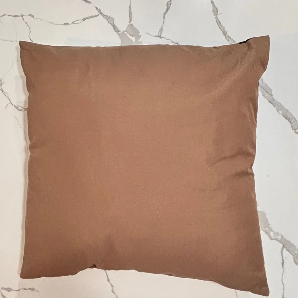 Living Room Tri-color Cream Brown Black Couch Chair Throw Pillow Home Decor